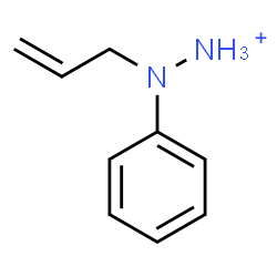 ChemSpider 2D Image | 2-Allyl-2-phenylhydrazinium | C9H13N2