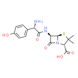 ChemSpider 2D Image | L-Amoxicillin | C16H19N3O5S