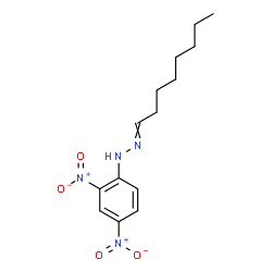 ChemSpider 2D Image | 1-(2,4-Dinitrophenyl)-2-octylidenehydrazine | C14H20N4O4