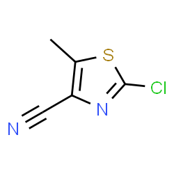 ChemSpider 2D Image | 2-Chloro-5-methylthiazole-4-carbonitrile | C5H3ClN2S