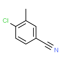 ChemSpider 2D Image | 4-Chloro-3-methylbenzonitrile | C8H6ClN