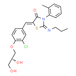 ChemSpider 2D Image | Ponesimod | C23H25ClN2O4S