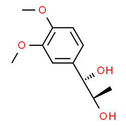ChemSpider 2D Image | (1S,2R)-1-(3,4-Dimethoxyphenyl)-1,2-propanediol | C11H16O4