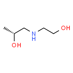 ChemSpider 2D Image | (2R)-1-[(2-Hydroxyethyl)amino]-2-propanol | C5H13NO2