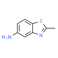 ChemSpider 2D Image | 5-Amino-2-methylbenzothiazole | C8H8N2S