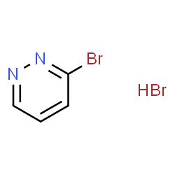 ChemSpider 2D Image | 3-bromopyridazine hydrobromide | C4H4Br2N2