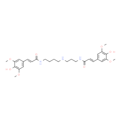 ChemSpider 2D Image | N(1),N(8)-bis(sinapoyl)-spermidine | C29H39N3O8