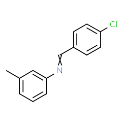 ChemSpider 2D Image | 1-(4-Chlorophenyl)-N-(3-methylphenyl)methanimine | C14H12ClN