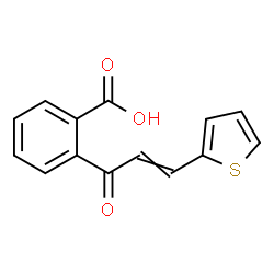 ChemSpider 2D Image | 2-[3-(2-Thienyl)acryloyl]benzoic acid | C14H10O3S
