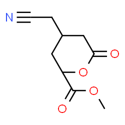 ChemSpider 2D Image | Dimethyl 3-(cyanomethyl)pentanedioate | C9H13NO4