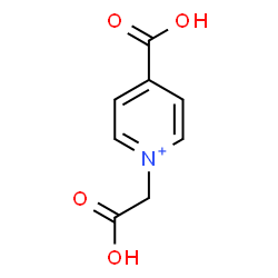 ChemSpider 2D Image | 4-Carboxy-1-(carboxymethyl)pyridinium | C8H8NO4