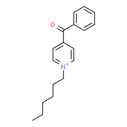 ChemSpider 2D Image | 4-Benzoyl-1-hexylpyridinium | C18H22NO