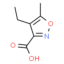 ChemSpider 2D Image | 4-Ethyl-5-methyl-1,2-oxazole-3-carboxylic acid | C7H9NO3