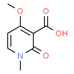ChemSpider 2D Image | 4-Methoxy-1-methyl-2-oxo-1,2-dihydro-3-pyridinecarboxylic acid | C8H9NO4