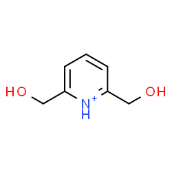 ChemSpider 2D Image | 2,6-Bis(hydroxymethyl)pyridinium | C7H10NO2