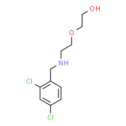 ChemSpider 2D Image | 2-{2-[(2,4-Dichlorobenzyl)amino]ethoxy}ethanol | C11H15Cl2NO2