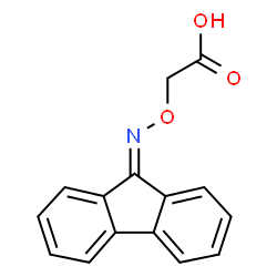 ChemSpider 2D Image | [(9H-Fluoren-9-ylideneamino)oxy]acetic acid | C15H11NO3