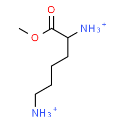 ChemSpider 2D Image | 6-Methoxy-6-oxo-1,5-hexanediaminium | C7H18N2O2