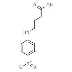 ChemSpider 2D Image | 4-(4-nitroanilino)butanoic acid | C10H12N2O4