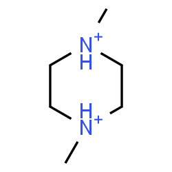 ChemSpider 2D Image | 1,4-Dimethylpiperazinediium | C6H16N2