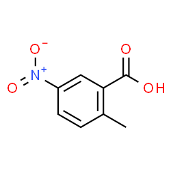 ChemSpider 2D Image | 2-Methyl-5-nitrobenzoic acid | C8H7NO4