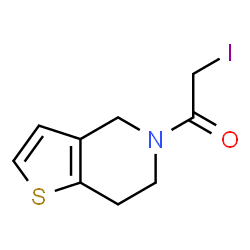 ChemSpider 2D Image | 1-(6,7-Dihydrothieno[3,2-c]pyridin-5(4H)-yl)-2-iodoethanone | C9H10INOS