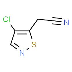 ChemSpider 2D Image | (4-Chloro-1,2-thiazol-5-yl)acetonitrile | C5H3ClN2S
