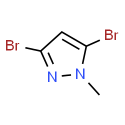 ChemSpider 2D Image | 3,5-Dibromo-1-methyl-1H-pyrazole | C4H4Br2N2