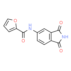 ChemSpider 2D Image | N-(1,3-Dioxo-2,3-dihydro-1H-isoindol-5-yl)-2-furamide | C13H8N2O4