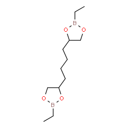 ChemSpider 2D Image | 4,4'-(1,4-Butanediyl)bis(2-ethyl-1,3,2-dioxaborolane) | C12H24B2O4