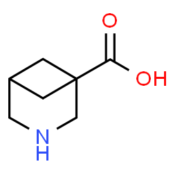 ChemSpider 2D Image | 3-Azabicyclo[3.1.1]heptane-1-carboxylic acid | C7H11NO2