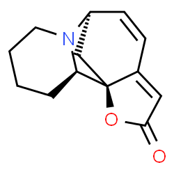 ChemSpider 2D Image | Securinan-11-one, (7beta,9beta)- | C13H15NO2