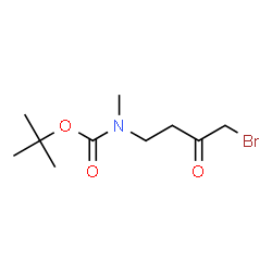 ChemSpider 2D Image | 2-Methyl-2-propanyl (4-bromo-3-oxobutyl)methylcarbamate | C10H18BrNO3