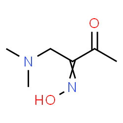 ChemSpider 2D Image | 4-(Dimethylamino)-3-(hydroxyimino)-2-butanone | C6H12N2O2