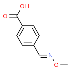 ChemSpider 2D Image | 4-[(E)-(Methoxyimino)methyl]benzoic acid | C9H9NO3