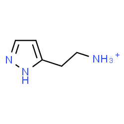 ChemSpider 2D Image | 2-(1H-Pyrazol-5-yl)ethanaminium | C5H10N3