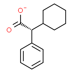 ChemSpider 2D Image | (2R)-Cyclohexyl(phenyl)acetate | C14H17O2