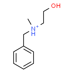ChemSpider 2D Image | N-Benzyl-2-hydroxy-N-methylethanaminium | C10H16NO