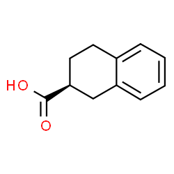 ChemSpider 2D Image | (2S)-1,2,3,4-Tetrahydro-2-naphthalenecarboxylic acid | C11H12O2