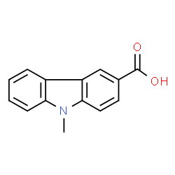 ChemSpider 2D Image | 9-methylcarbazole-3-carboxylic acid | C14H11NO2