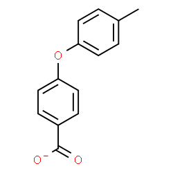 ChemSpider 2D Image | 4-(4-Methylphenoxy)benzoate | C14H11O3