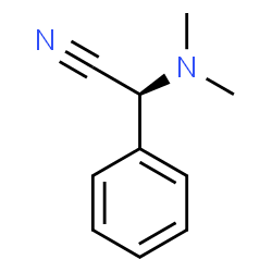 ChemSpider 2D Image | (2S)-(Dimethylamino)(phenyl)acetonitrile | C10H12N2