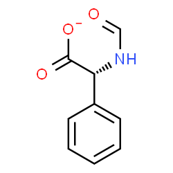 ChemSpider 2D Image | (2R)-Formamido(phenyl)acetate | C9H8NO3