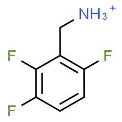 ChemSpider 2D Image | (2,3,6-Trifluorophenyl)methanaminium | C7H7F3N