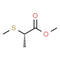 ChemSpider 2D Image | Methyl (2S)-2-(methylsulfanyl)propanoate | C5H10O2S