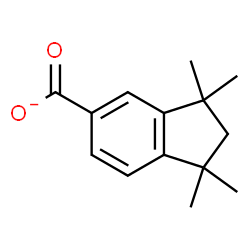 ChemSpider 2D Image | 1,1,3,3-Tetramethyl-5-indanecarboxylate | C14H17O2