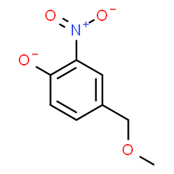 ChemSpider 2D Image | 4-(Methoxymethyl)-2-nitrophenolate | C8H8NO4