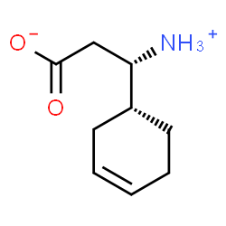 ChemSpider 2D Image | (3S)-3-Ammonio-3-[(1R)-3-cyclohexen-1-yl]propanoate | C9H15NO2