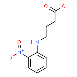 ChemSpider 2D Image | 4-[(2-Nitrophenyl)amino]butanoate | C10H11N2O4