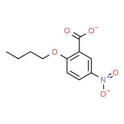 ChemSpider 2D Image | 2-Butoxy-5-nitrobenzoate | C11H12NO5